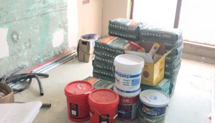 弘陽上水油漆階段