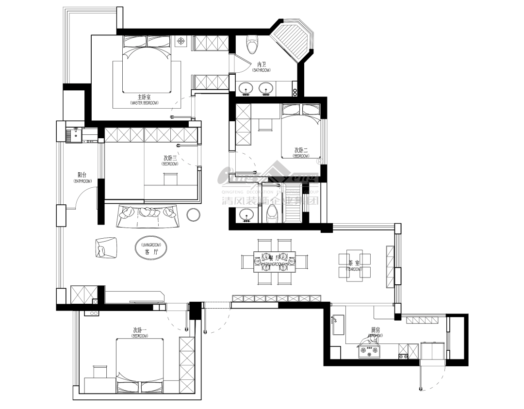 賞·析|140㎡現代簡約，光影自由穿梭的家滿是松弛感！