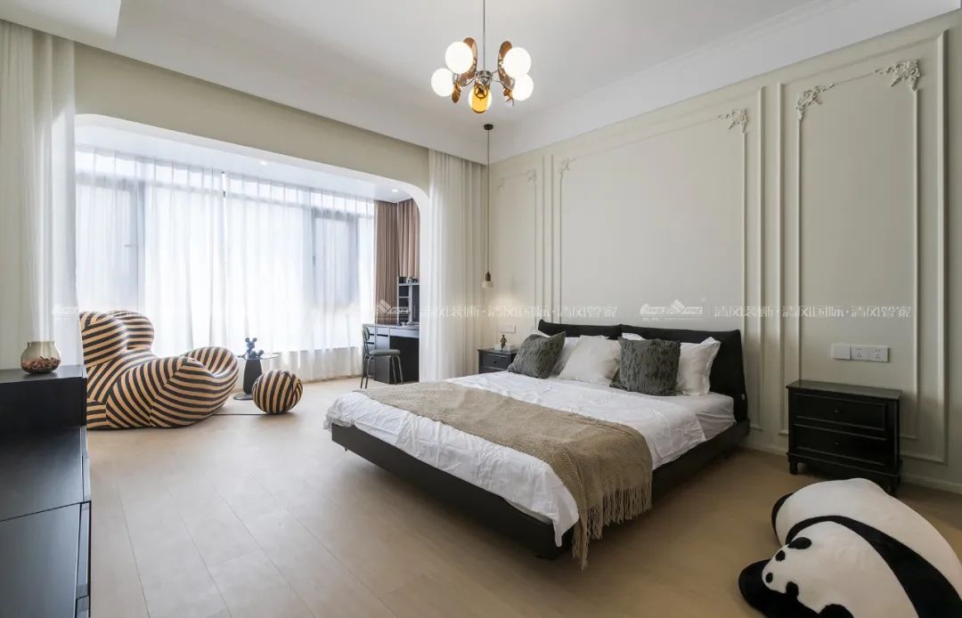 賞·析|300㎡輕法混搭風，時尚溫馨感拉滿！