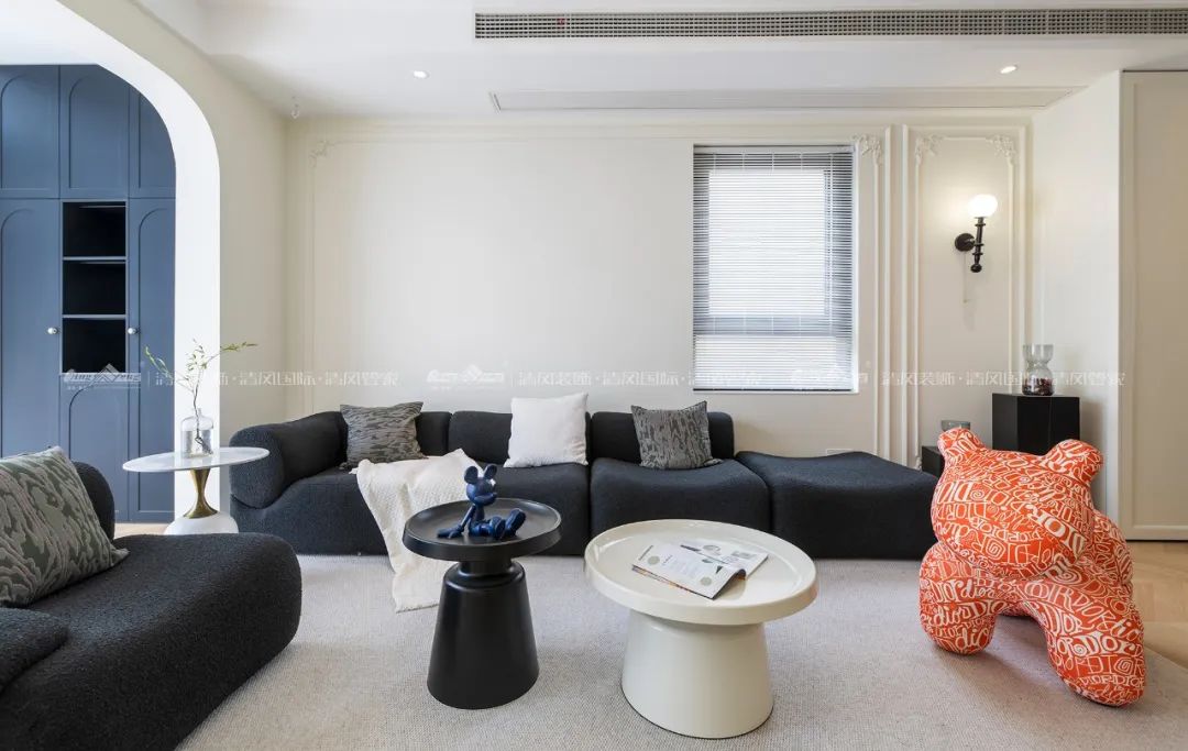 賞·析|300㎡輕法混搭風，時尚溫馨感拉滿！