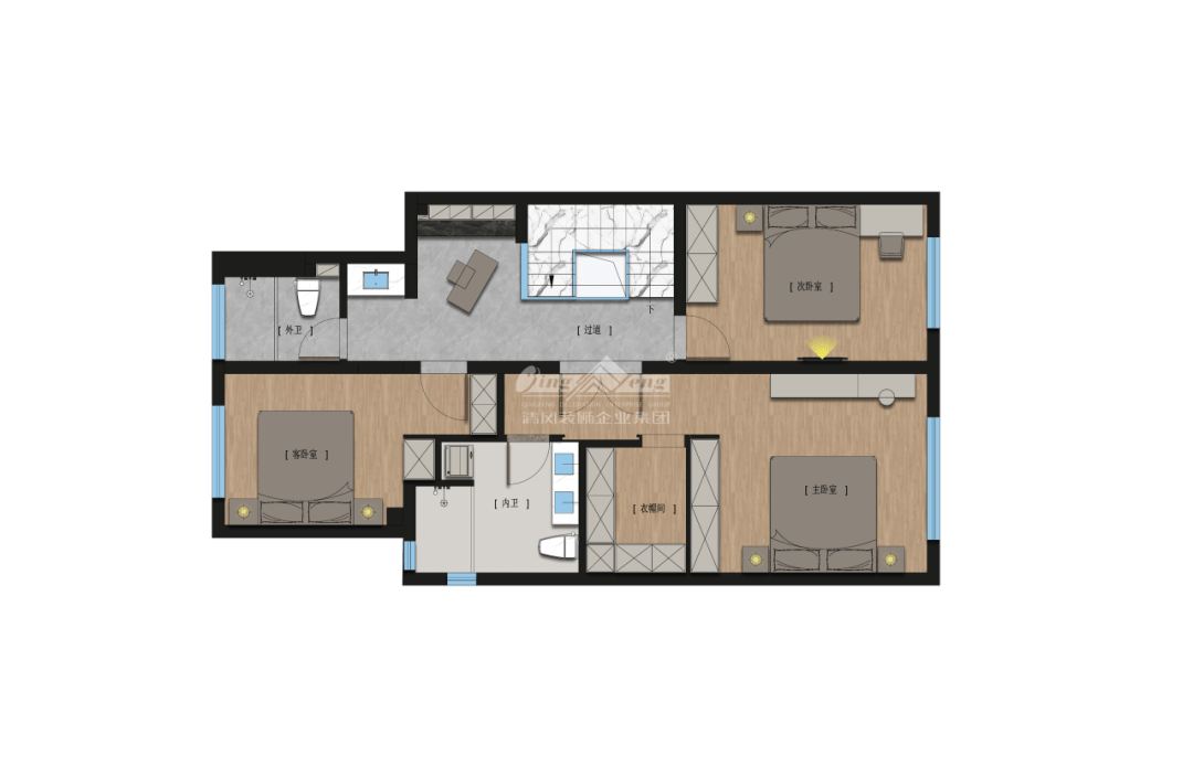賞·析|180㎡現代簡約，探索家的生活軌跡